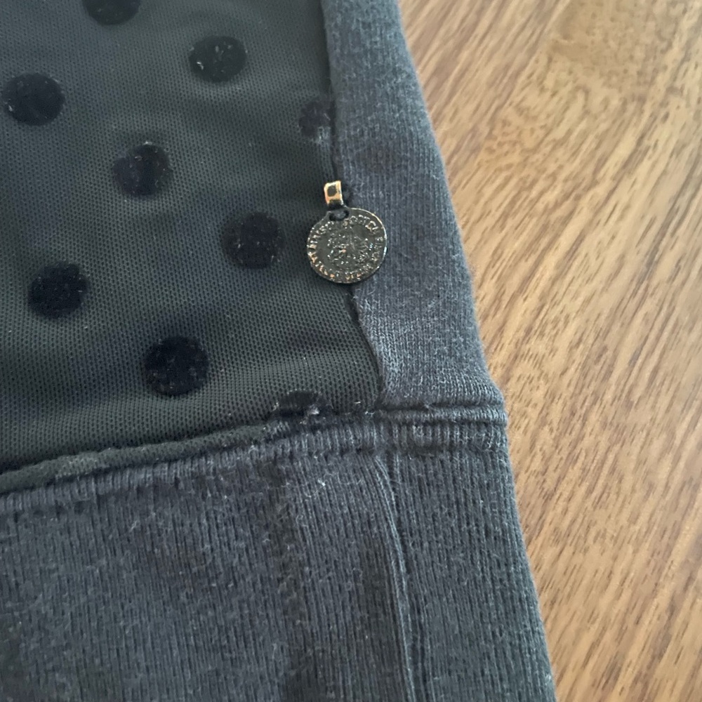 Scotch & Soda Maison Scotch black on black polka dot dress sweater - Picture 5 of 5